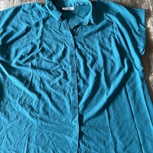 Teal Maternity Shirt